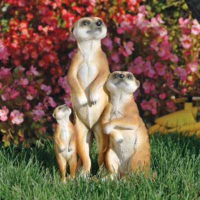 The Meerkat Family Sculpture