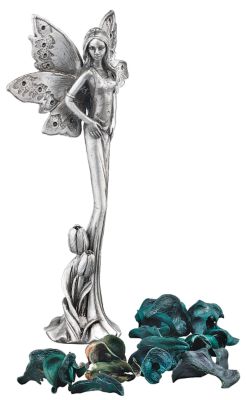 Natures Fairies: Tulip Sculptural Fine Pewter Collectible