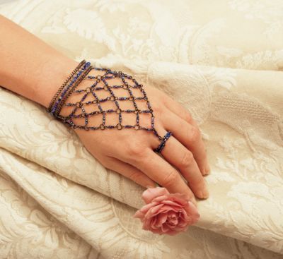 Egyptian Blue Nile Isis Bracelet - Set of Two Bracelets