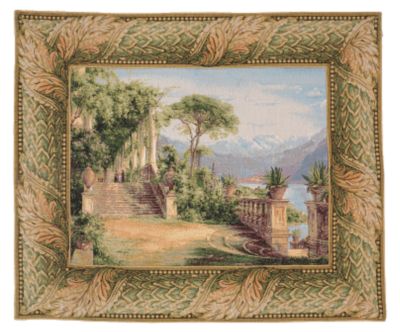 Lake Como Villa Wall Tapestry