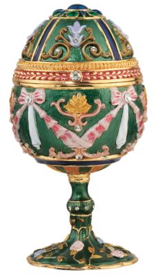 Faberge-Style Collectible Enameled Egg