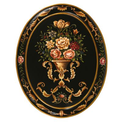 The Italian Garden Trompe I'ceil Wall Lunette