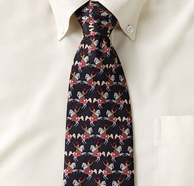 Charging Knights Tie