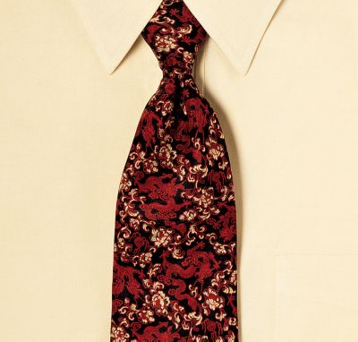 Red Dragon Silk Tie
