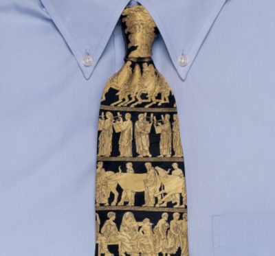 Ancient Greece Silk Tie