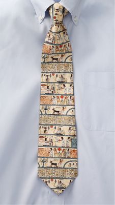 Egyptian Stripe 100% Silk Tie