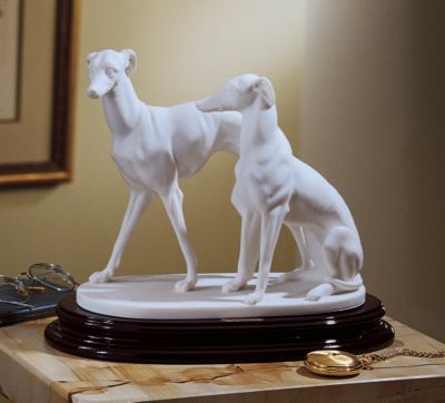 Italian Greyhounds Statue