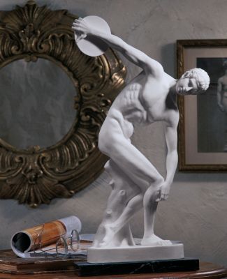 Discobolos Sculpture -The Discus Thrower- - Large