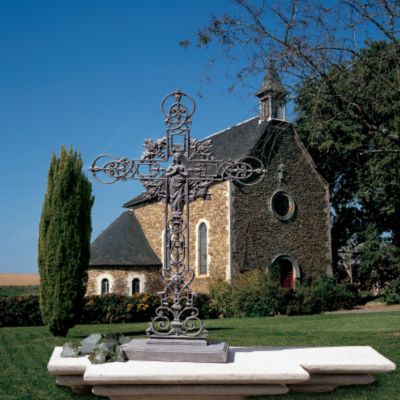 The Veneration: Our Lady of the Roses Iron Cross Statue