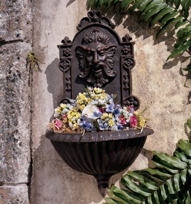 Greenman Sculptural Garden Wall Font