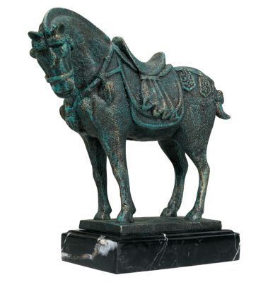 Ancient Tang Horse Iron Statue