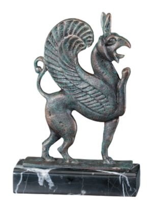Griffin Hellinistic Ironwork Sculpture