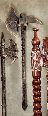 Violet-le-Duc Bird Pick Battle Axe