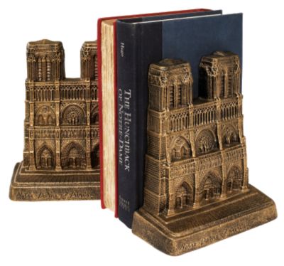 Notre Dame of Paris Sculptural Bookends