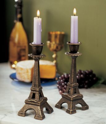 Eiffel Tower Candle Holders