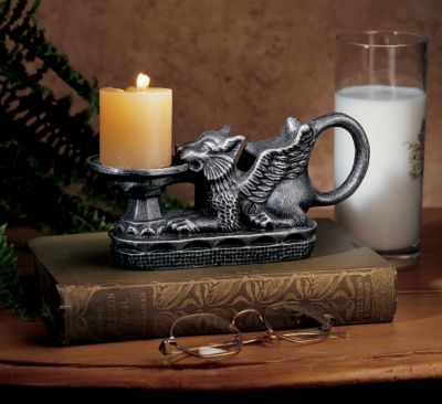 Hortense Castle Gryphon Candleholder