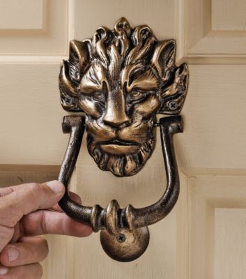 10 Downing Street Lion Authentic Foundry Iron Doorknocker