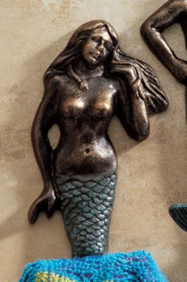 Mermaid Foundry Iron Wall Hook