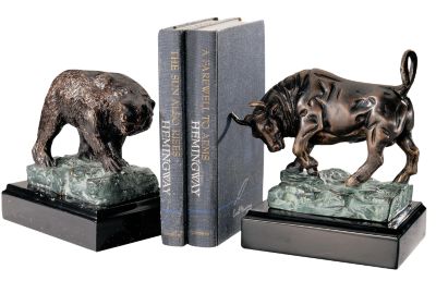 The Bull and Bear of Wall Street Sculptures