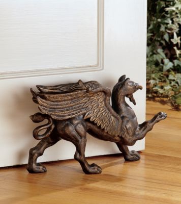 The Growling Griffin Authentic Foundry Iron Doorstop