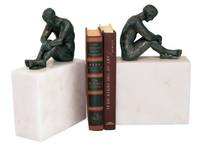 Contemplation of Man Sculpture<br> (Set of Two)