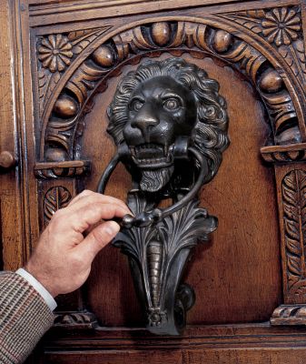 Florentine Lion Iron Doorknocker