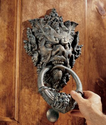 Vecchio Greenman Authentic Iron Doorknocker