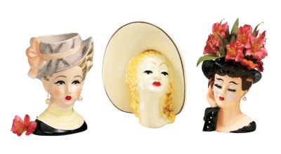 Vanity Fair Ceramic Sculpture Trio<br>(Set Includes: Esther,  Mae & Beatrice)