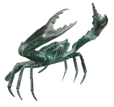 Large Bronze Crab Sculpture