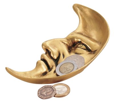 Man-in-the-Moon Solid Brass Tray