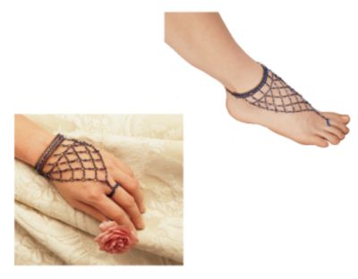 Isis Bracelet and Anklet<BR>(Set of 2 Bracelets and 2 Anklets)