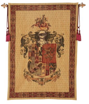 Virtute et Opera Heraldic Tapestry