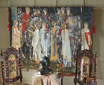 The Arming and Departure of the Knights Tapestry - Large