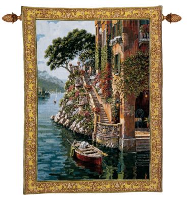 Lake Como Villa Tapestry - Large