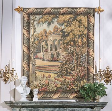 Lake Como Garden Vertical Tapestry - Large