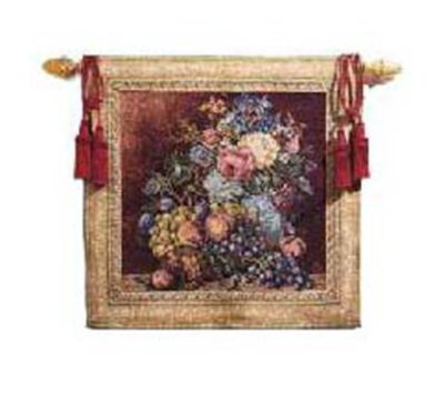 Still Life in Burgundy Tapestry