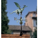 Dragon Weathervane with Roof Mount