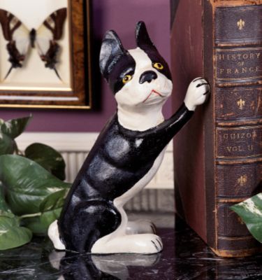 Iron Terrier Doorstop/Bookend