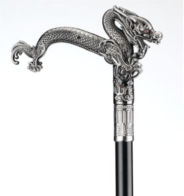 Collectible Gentlemens Dragon Walking Stick with Sword
