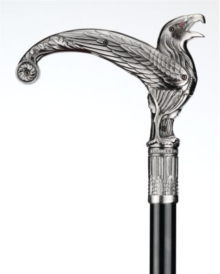 Collectible Gentlemens Eagle Walking Stick with Sword