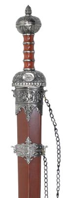 Roman-style Gladius Sword and Scabbard