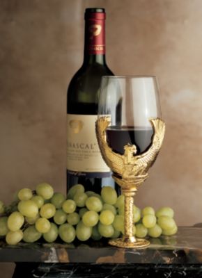 Isis Pewter Wine Goblet