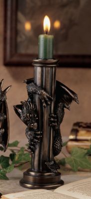Young Shadow Dragons Candlestick (Right)