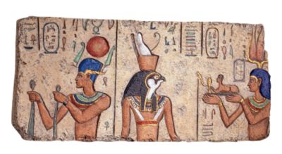 The Egyptian Temple Horus Stele Wall Plaque