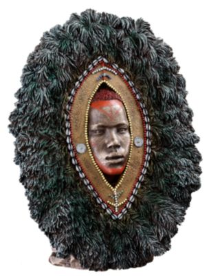 Masai Warrior Tabletop Sculpture