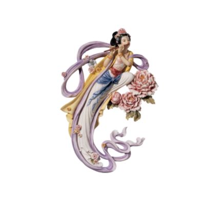 Chinese Goddess Hsi Wang Mu Wall Sculpture