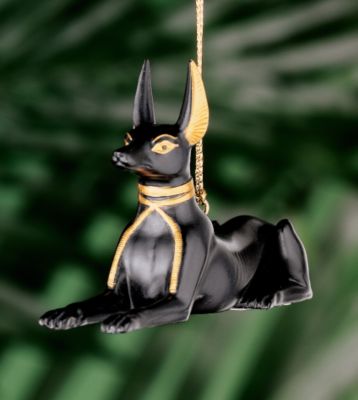 Anubis Egyptian Holiday Ornament