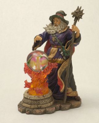Merlins Crystal Ball Sculpture