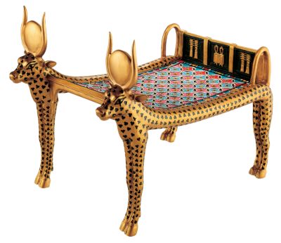 Tutankhamun's Ritual Lion Divan