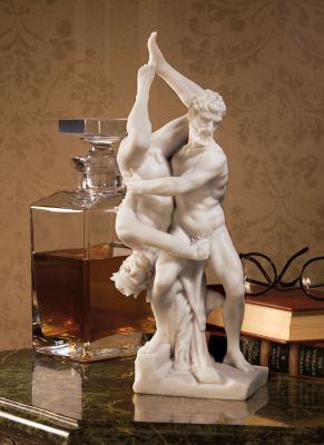 Hercules and Diomedes Statue (1550) Bonded Natural Marble Sculpture